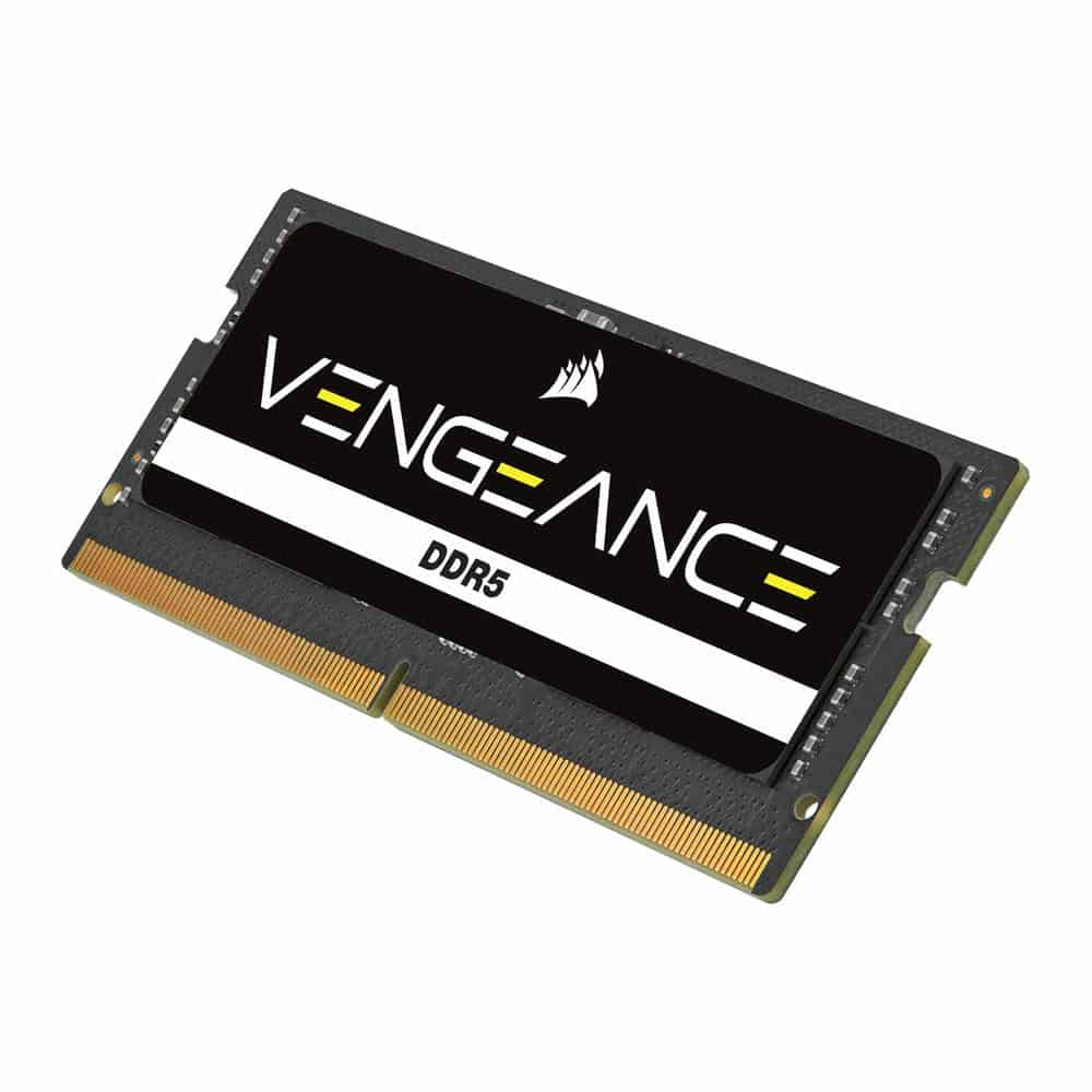 (image for) Corsair Vengeance Black 16GB 4800MHz DDR5 SODIMM Laptop Memory